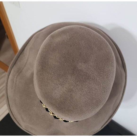 Eric Javits Women\'s Wide Brim Fedora Hat Gray One Size